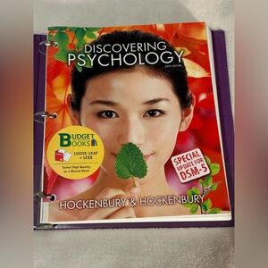 Loose-leaf Discovering Psychology DSM5 Update textbook Hockenbury college 6th ed
